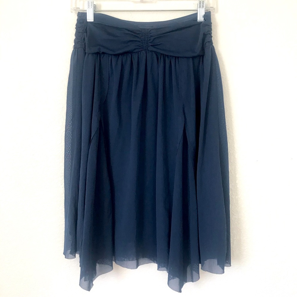 Blue Mesh Skirt